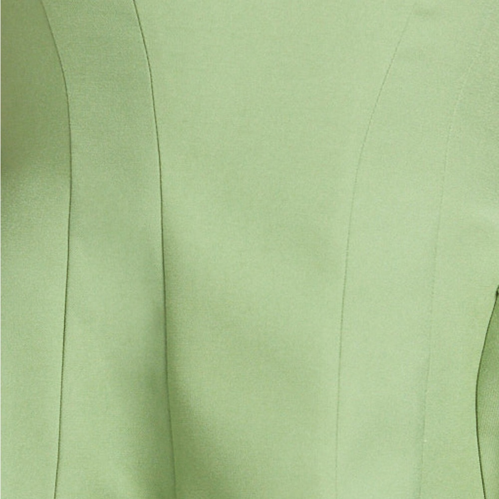 Showpo Kailee Mini Square Neck Dress in Sage - Picture 3 of 4